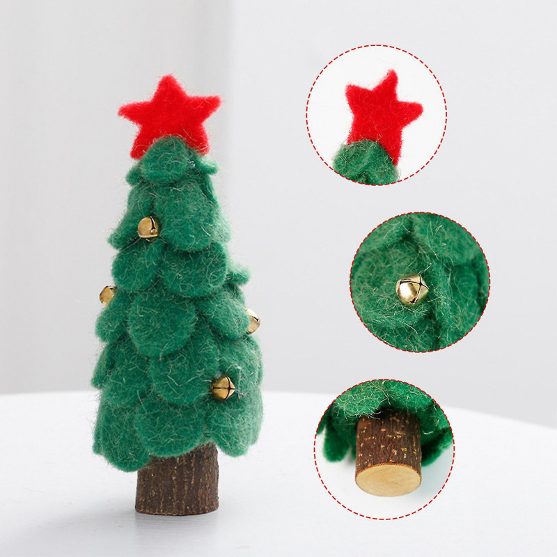 Christmas Wool Felt Decorations With Durable Non-toxic Material With Durable Non-toxic Material