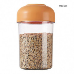 Plastic Airtight Food Container Sealing Storage Canister With Lid Cereal Seasoning Jar Sealed Flour Plastic Airtight Food Container Sealing Storage Canister With Lid Cereal Seasoning Jar Sealed Flour