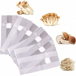 10Pcs/Bag Growth Bags High Temperature Resistant Food grade Plastic Breathable Plant Growing Container for Mushroom 10Pcs/Bag Growth Bags High Temperature Resistant Food grade Plastic Breathable Plant Growing Container for Mushroom