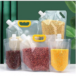 Grain Moisture-proof Sealed Bag, Transparent Grain Storage Suction Bags Grain Moisture-proof Sealed Bag, Transparent Grain Storage Suction Bags