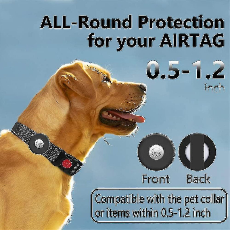 2pcswaterproof Airtag Holder Silicone Protective Air Tag Case Pet Dog Cat Anti-lost Collar Hanging Locator Case 2pcswaterproof Airtag Holder Silicone Protective Air Tag Case Pet Dog Cat Anti-lost Collar Hanging Locator Case