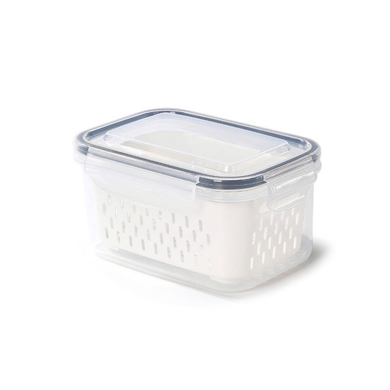 Kitchen Plastic Storage Box Fresh-keeping Box Refrigerator Fruit Containers