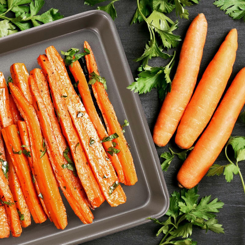 1pc Multifunctional Carbon Steel Home Steaming Baking Food Plates (Golden)