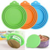 Pet Food Can Cover - Bpa Free Silicone Cat Food Lids - Keep Food Fresh - Set Of 3