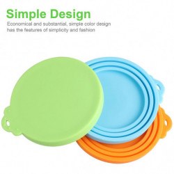 Pet Food Can Cover - Bpa Free Silicone Cat Food Lids - Keep Food Fresh - Set Of 3 Pet Food Can Cover - Bpa Free Silicone Cat Food Lids - Keep Food Fresh - Set Of 3