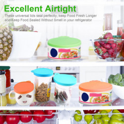 Pet Food Can Cover - Bpa Free Silicone Cat Food Lids - Keep Food Fresh - Set Of 3 Pet Food Can Cover - Bpa Free Silicone Cat Food Lids - Keep Food Fresh - Set Of 3