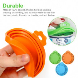 Pet Food Can Cover - Bpa Free Silicone Cat Food Lids - Keep Food Fresh - Set Of 3 Pet Food Can Cover - Bpa Free Silicone Cat Food Lids - Keep Food Fresh - Set Of 3