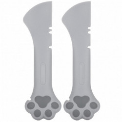 2pcs Multifunction Pet Cat Paw Can Opener Food Spoon Silicone Lightweight Washable for Cat 2pcs Multifunction Pet Cat Paw Can Opener Food Spoon Silicone Lightweight Washable for Cat