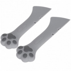 2pcs Multifunction Pet Cat Paw Can Opener Food Spoon Silicone Lightweight Washable for Cat 2pcs Multifunction Pet Cat Paw Can Opener Food Spoon Silicone Lightweight Washable for Cat