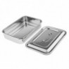 Stainless Steel Container Organizer Box Instrument Tray To Storage Box With Lid Tools Cans - 9 inch