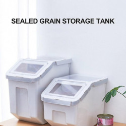 Pet Dog Food Container Dry Food Box Bag For Moisture Proof Seal With Measuring Cup Kitten Products-