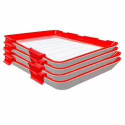 Food Plastic Fresh-keeping Tray Stackable Food Tray Reusable Food Plastic Fresh-keeping Tray Stackable Food Tray Reusable