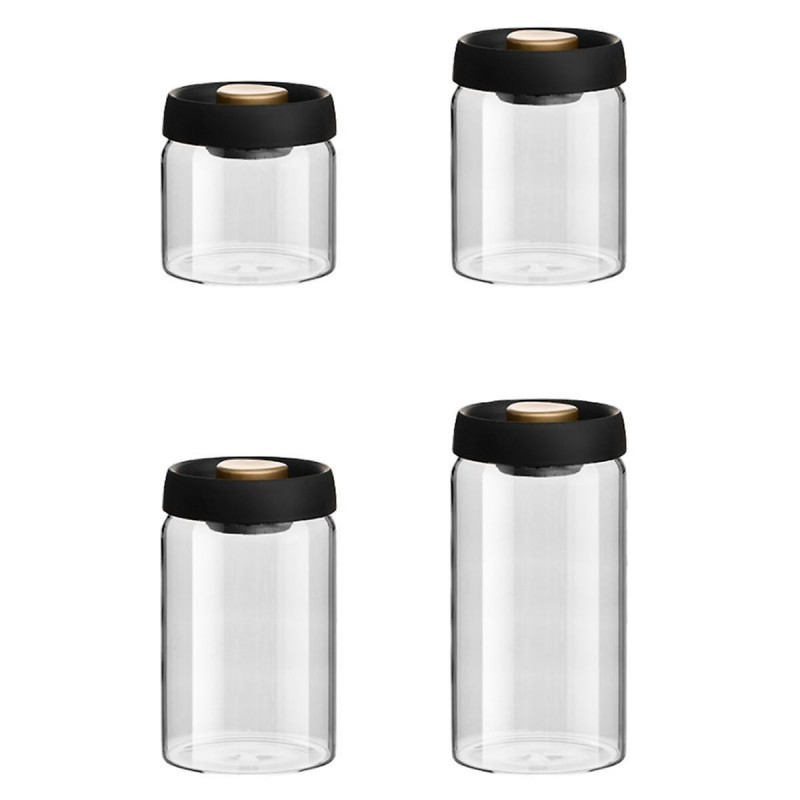 Réservoir scellé sous vide de grains de café Extraction d’air étanche à l’humidité domestique Récipient hermétique [...]