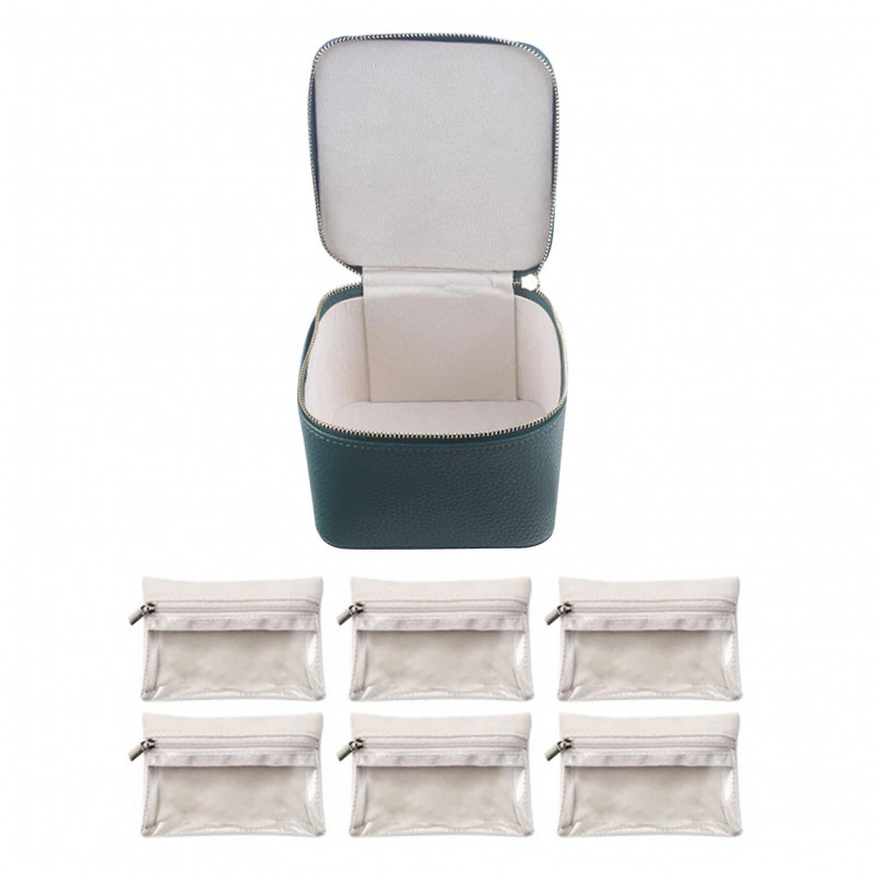 Portable Travel Jewelry Dispenser Box Large Capacity Waist Chain Storage Box for Business Trip