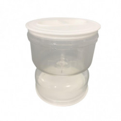 Wet & Dry Separation Kimchi Jar Wet & Dry Dispenser Hourglass Jar Container Wet & Dry Separation Kimchi Jar Wet & Dry Dispenser Hourglass Jar Container