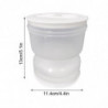 Wet & Dry Separation Kimchi Jar Wet & Dry Dispenser Hourglass Jar Container