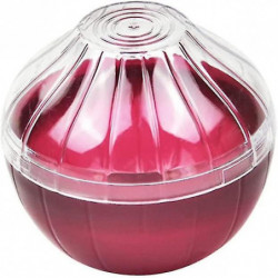 Veggie Fruit Shaped Savers Food Storage Box Plastic Container With Transparent Lid (onion Style)(red)(1pcs) Jinxiu Veggie Fruit Shaped Savers Food Storage Box Plastic Container With Transparent Lid (onion Style)(red)(1pcs) Jinxiu
