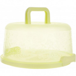 8 Inches Round Plastic Cake Carrier With Dome Lids Handle Food Storage Case 8 Inches Round Plastic Cake Carrier With Dome Lids Handle Food Storage Case