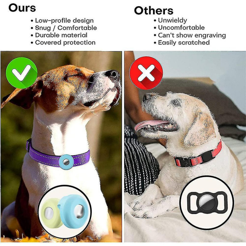 2pcswaterproof Airtag Holder Silicone Protective Air Tag Case Pet Dog Cat Anti-lost Collar Hanging Locator Case 2pcswaterproof Airtag Holder Silicone Protective Air Tag Case Pet Dog Cat Anti-lost Collar Hanging Locator Case