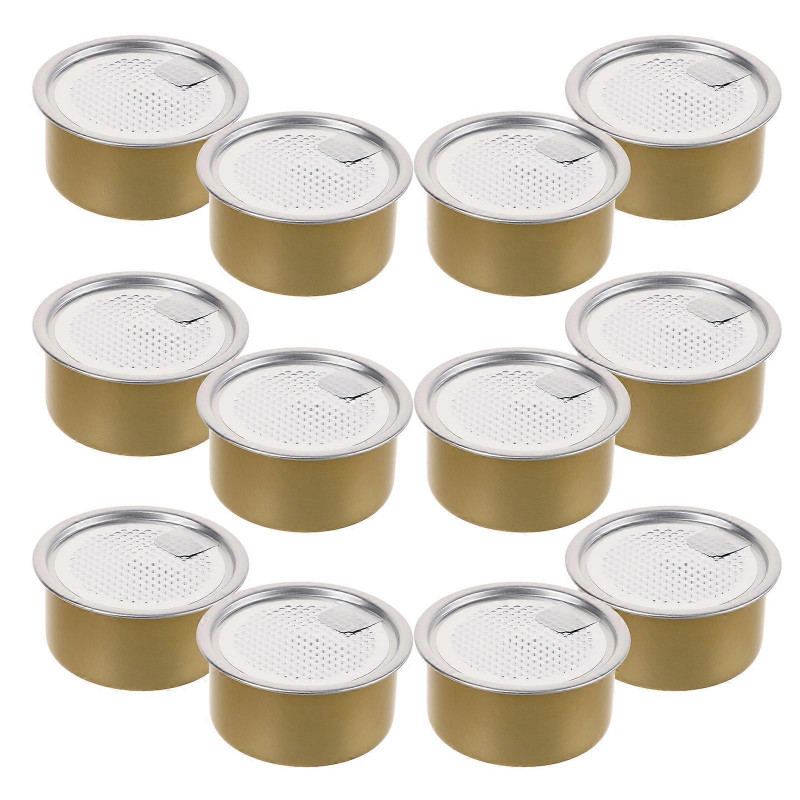 12pcs Empty Pet Food Can Snack Containers Pet Food Can Tin Empty Cat Food Container