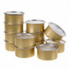 12pcs Empty Pet Food Can Snack Containers Pet Food Can Tin Empty Cat Food Container