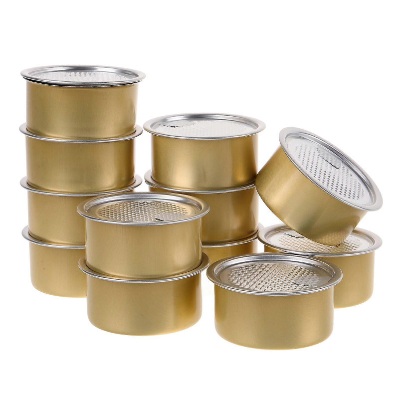 12pcs Empty Pet Food Can Snack Containers Pet Food Can Tin Empty Cat Food Container