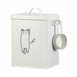 1 Set of Pet Food Bucket Damp Proof Dog Food Box Sealed Pet Food Holder Canister 1 Set of Pet Food Bucket Damp Proof Dog Food Box Sealed Pet Food Holder Canister