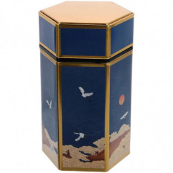 Sealing Tinplate Canister Vintage Tinplate Storage Jar for Loose Tea Candies Tall Style Sealing Tinplate Canister Vintage Tinplate Storage Jar for Loose Tea Candies Tall Style