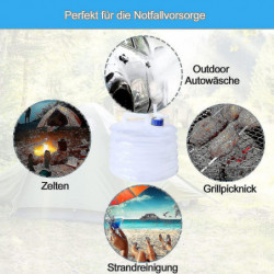 Bidon d’eau pliable, Bidon d’eau avec robinet, Bidon d’eau Camping 10l, Eau pliable Bidon d’eau pliable, Bidon d’eau avec robinet, Bidon d’eau Camping 10l, Eau pliable