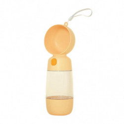 2 in 1 Portable Food Grade Material Dog Cat Travel Pet Water Cup Bottle with Food Dispenser C 2 in 1 Portable Food Grade Material Dog Cat Travel Pet Water Cup Bottle with Food Dispenser C