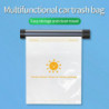 Multifunctional Car Trash Bag Roller Design 40 Pcs Disposable Bags Tearable