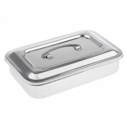 Stainless Steel Container Organizer Box Instrument Tray To Storage Box With Lid Tools Cans - 9 Inch Stainless Steel Container Organizer Box Instrument Tray To Storage Box With Lid Tools Cans - 9 Inch