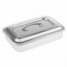 Stainless Steel Container Organizer Box Instrument Tray To Storage Box With Lid Tools Cans - 9 Inch