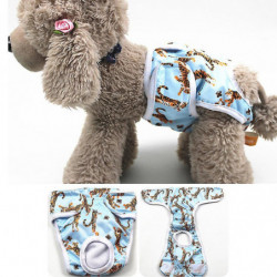 Pack Of 3 Reusable Washable Dog Diapers, Highly Absorbent Dog Physiological Pants Sanitary Diaper Pet Harassment [...]