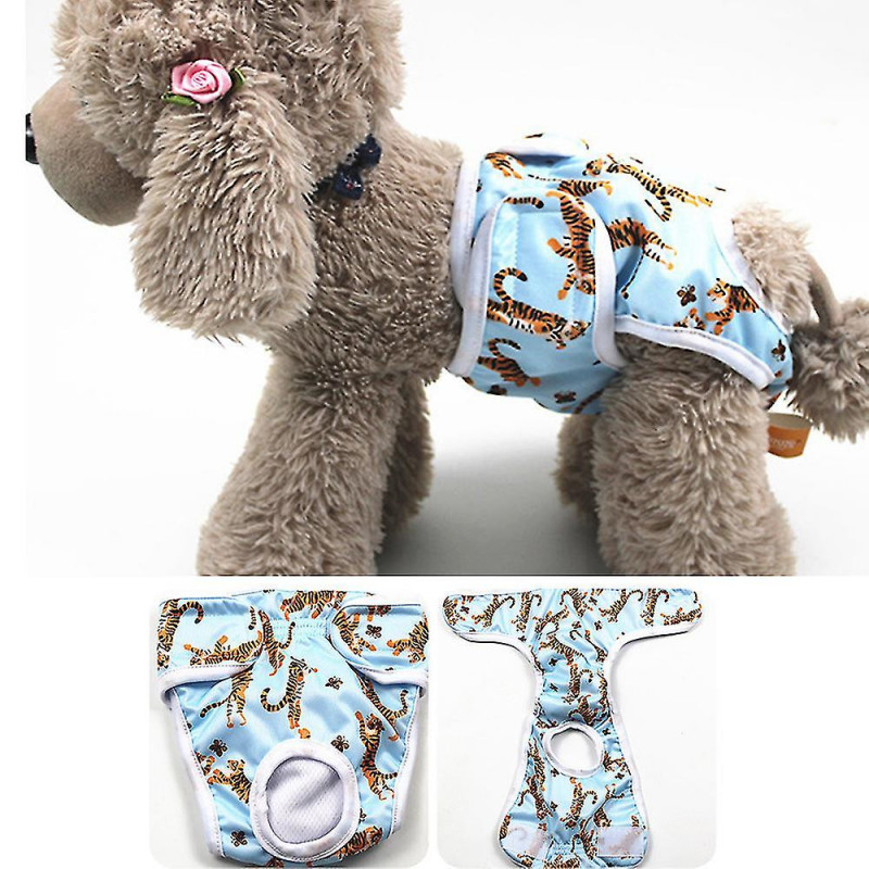 Pack Of 3 Reusable Washable Dog Diapers, Highly Absorbent Dog Physiological Pants Sanitary Diaper Pet Harassment [...]