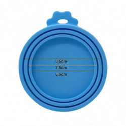 Pet Food Can Lids, Silicone Can Covers For Dog Cat Food, Universal Size Fit Small Medium Large Cans, 2 Pack