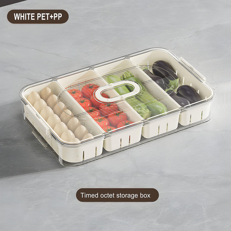 Seasoning Packaging Storage Box Kitchen Spice Storage Box Portable Sealed Fresh-keeping Box Transparent With Lid [...]