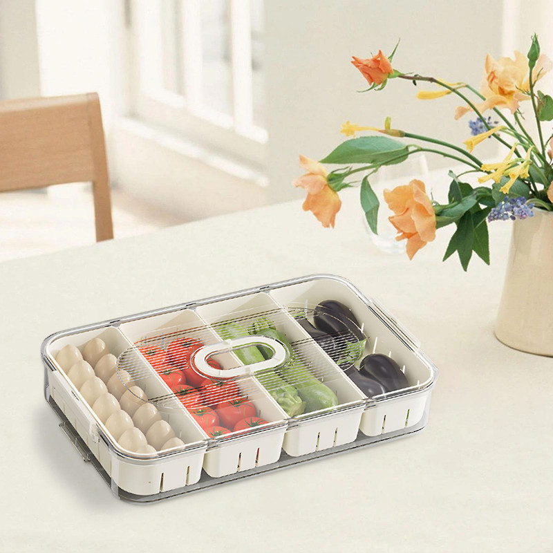 Seasoning Packaging Storage Box Kitchen Spice Storage Box Portable Sealed Fresh-keeping Box Transparent With Lid [...]