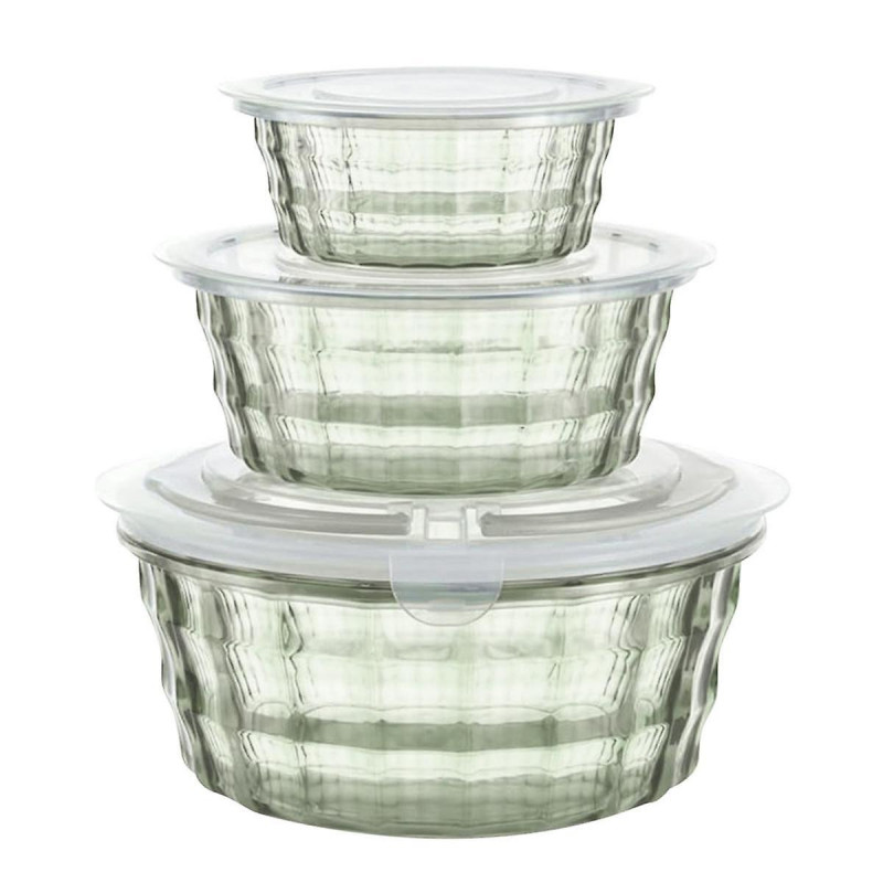 Plastic Fruit Box Fruit Containers With Tureen Bowl Clear Plastic Container Plastic Container Sealed Container Green