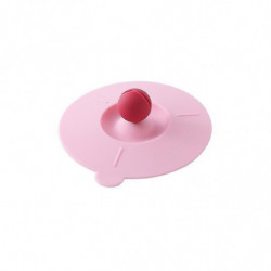 Silicone Cup Cover Food Grade Dustproof Leak-proof Sealed Clamping Spoon Household Water Bottle