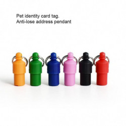 1pc Pet Anti-lost Address Pendant Pet Dog Cat Id Name Address Label Identity Card Storage Tube Pet Cats Dogs Accessories 1pc Pet Anti-lost Address Pendant Pet Dog Cat Id Name Address Label Identity Card Storage Tube Pet Cats Dogs Accessories