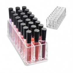 Organizer Acrylic Travel Perfume Holder Beauty Scent Holder 24 Space Clear Tall Organization Container Storage