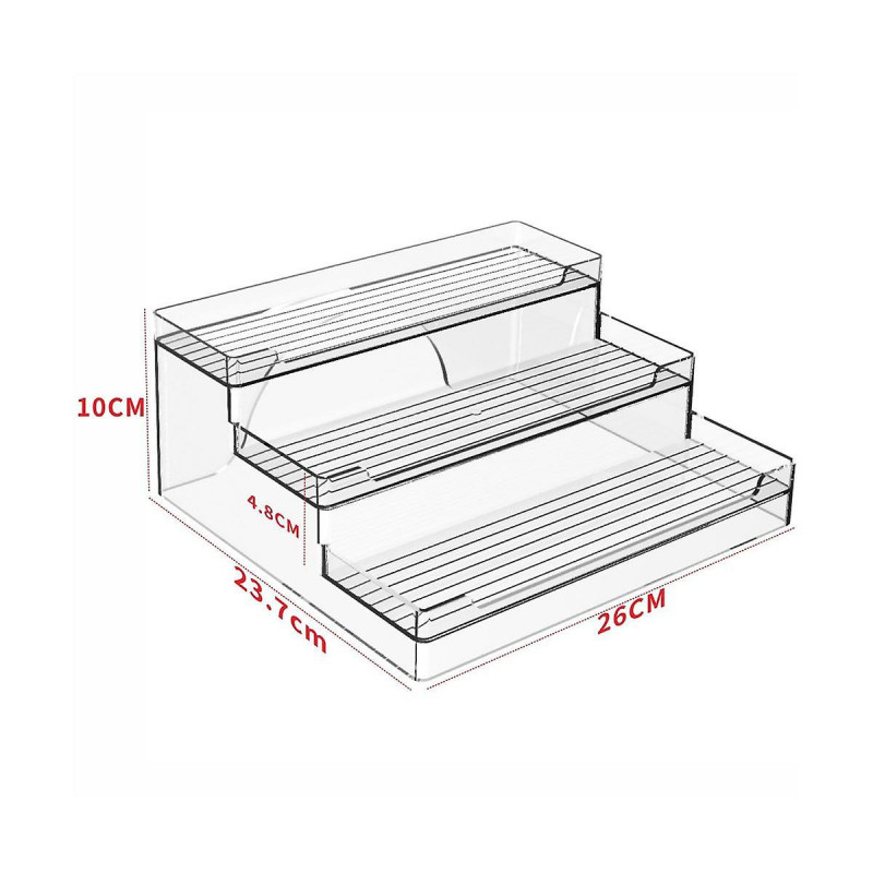 Étagères d’armoire à plusieurs niveaux - Frees Tanding Rangement garde-manger de cuisine pour boîtes de conserve, [...]