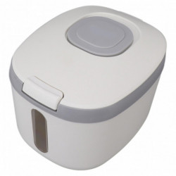 Rice Container Airtight Bug Proof Odorless Box with Clear Window for Grains Flour Sugar 10kg