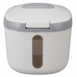 Rice Container Airtight Bug Proof Odorless Box with Clear Window for Grains Flour Sugar 10kg