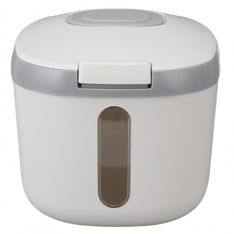 Rice Container Airtight Bug Proof Odorless Box with Clear Window for Grains Flour Sugar 10kg