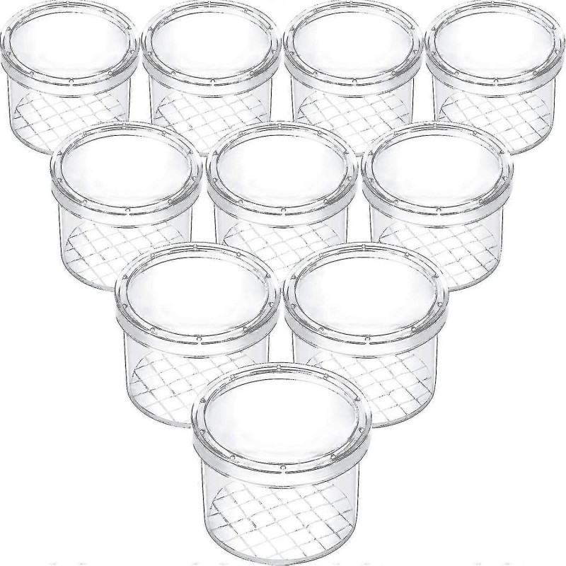 30 Pièces Piège À Insectes Visionneuse Transparent Petit Animal Conteneur Petite Cage Loupe Boîte Conteneur-Bon