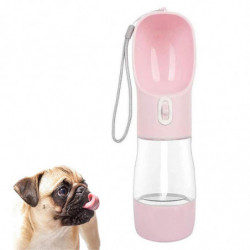 Bouteille d’eau de promenade de chien, distributeur d’eau de voyage multifonctionnel et portable pour chien avec [...]