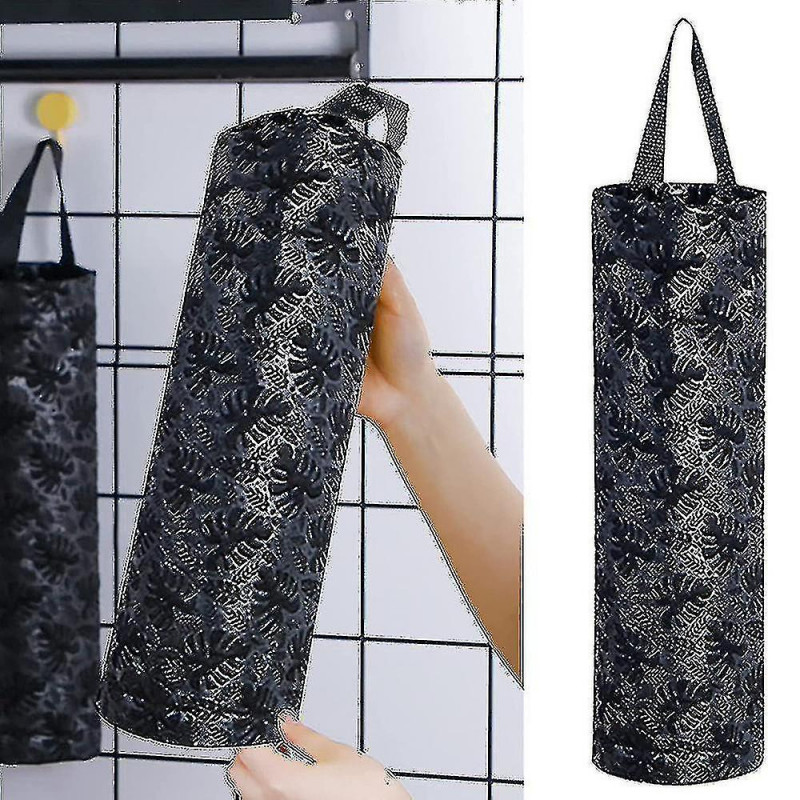 Support de sac en plastique Rangement suspendu Sac d’épicerie Porte-sacs poubelles Organisateur H