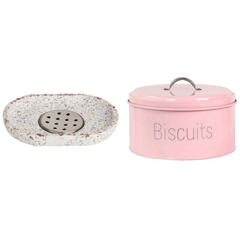 Cake Storage Box Candy Jar Moistureproof Sealing Ring Pink